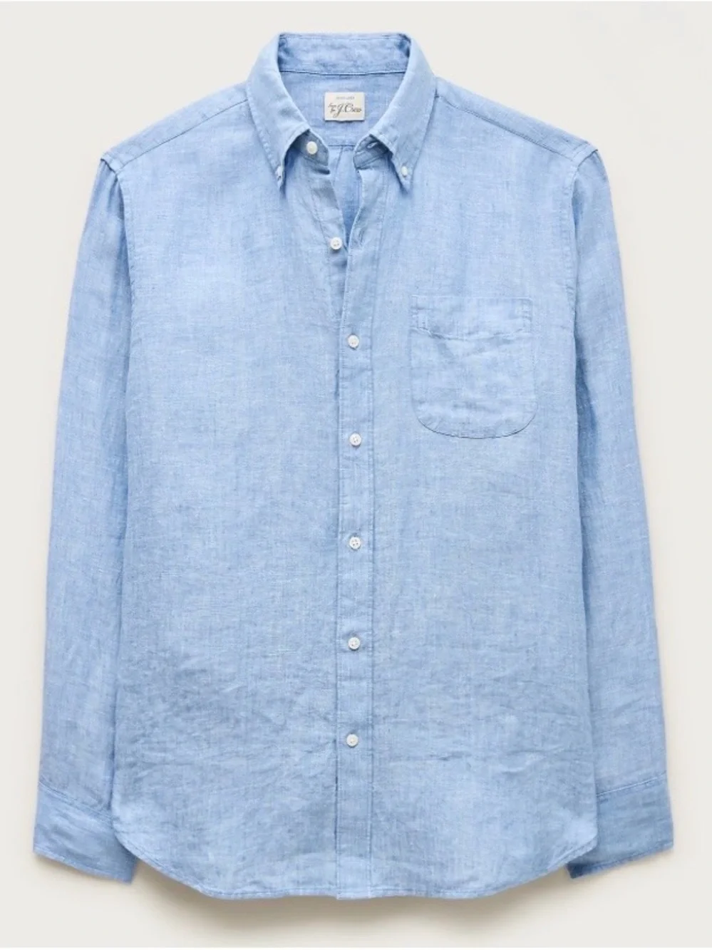 J.Crew. Men’s Best seller Slim Untucked Baird McNutt Irish linen shirt.L.NWT.